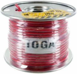 WIRE TEW 10GA RED 30M [98FT]