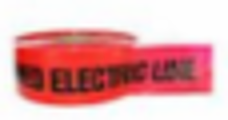 CAUTION BURIED ELECTRIC LINE TAPE RED 3I
