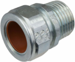 1/2INCH STEEL CORD GRIP .57-.65INCH BRN.