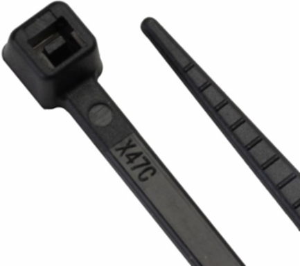KSPEC CBL TIE LD 4INCH 18LB BLACK 1000PK