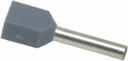 GREY 2X12AWG 12MM 100PK