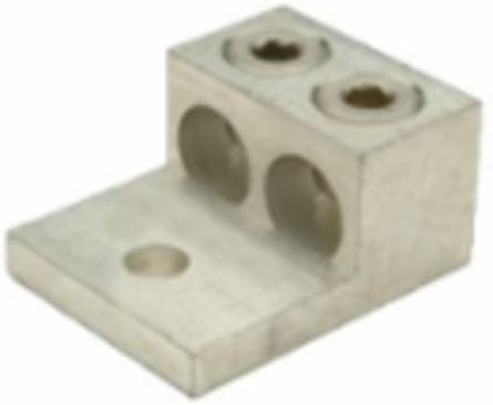 * NEW - ALUM MECH LUG 6-350 2CON 1HOLE