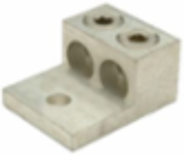 * NEW - ALUM MECH LUG 6-350 2CON 1HOLE