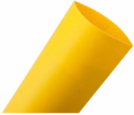 HEAT SHRINK THIN-WALL YELLOW 1/4INCHID X