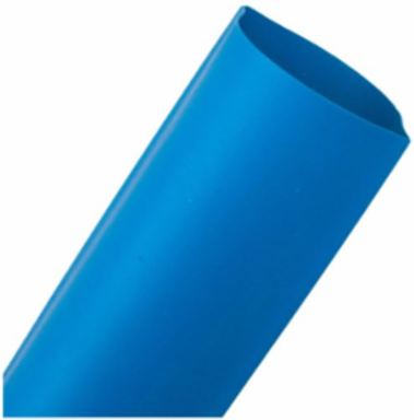 HEAT SHRINK THIN-WALL BLUE 1/4INCHID X 4