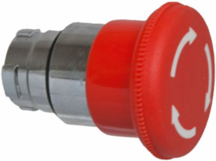 MUSHROOM HD TWIST REL ACTTR, RED 40MM