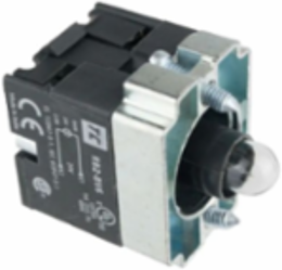 PILOT LB HLDR BLCK W/ INCD BULB 130V