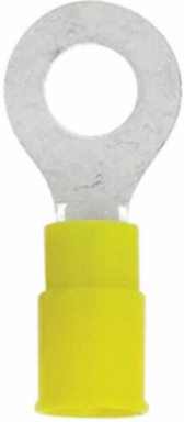 RING PVC YEL 12-10 3/8INCH 100PK
