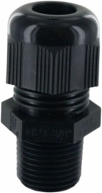 DOME CONN 3/8INCH NPT .12-.28INCH BLACK