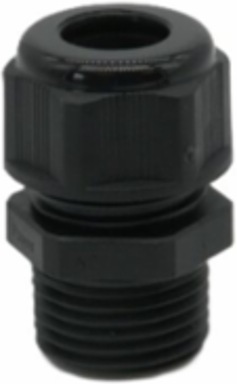 DOME CONN 1/2INCH NPT .23-.47INCH BLACK