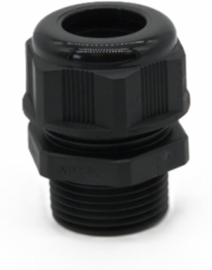 DOME CONN 3/4INCH NPT .51-.71INCH BLACK