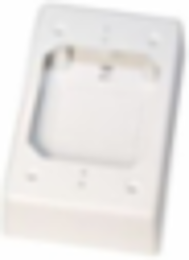 WHITE OUTLET BOX FOR SDPV