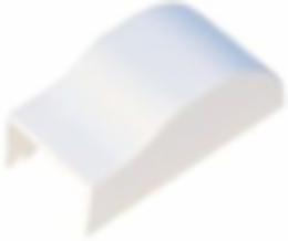 END CAP WHITE 1/2INCH
