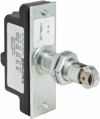 Snap limit switch, 9007, parallel roller plunger, NO/NC, bushing mount, oiltight