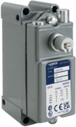Limit switch, 9007AW, heavy duty industrial, precision, 15A at 120VAC, 1NO/1NC, lever arm, nonplug in, NEMA 4, 12, 13
