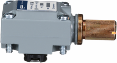 limit switch head, 9007C, rotary lever arm, standard pretravel, spring return, clockwise only operation, NEMA 4 and 13