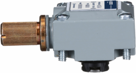 limit switch head, 9007C, rotary lever arm, standard pretravel, spring return, clockwise only operation, NEMA 4 and 13