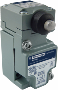 NEMA limit switch, 9007C, heavy duty, compact, steel spring return side plunger, 10A, 600V, 1NO/1NC, NEMA 4, 6P, 12, 13