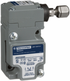 NEMA limit switch, 9007C, heavy duty, compact, steel spring return side plunger, adjustable, 10A, 600V, 1NO/1NC, NEMA 4