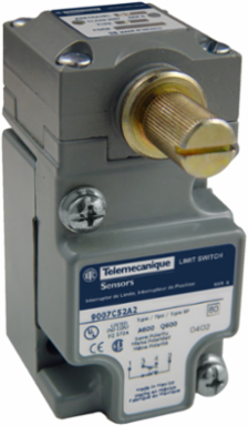 Limit switch, 9007, 9007C 2 NO/NC 2 stage, rotary head, CW+CCW, low torque