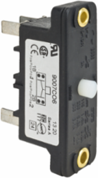 Limit switch lever, 9007, 9007C zinc, one way, outside steel roller