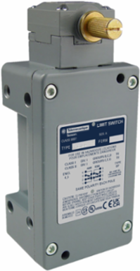 Limit switch, 9007, 9007CR 2 NO/NC 2 stage, rotary head, CW+CCW, low differential