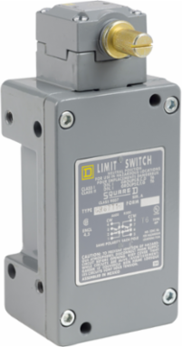 NEMA limit switch, 9007C, heavy duty, standard, neutral position, spring return lever head, 10A, 600V, 2NO/2NC, NEMA 7/9