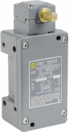 NEMA limit switch, 9007C, heavy duty, standard, neutral position, spring return lever head, 10A, 600V, 2NO/2NC, NEMA 7/9
