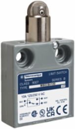 Limit switch, 9007ML, miniature, parallel roller plunger, 10A at 240VAC, 1NO/1NC, 3 feet of cable, NEMA 4, 6, 6P, 12, 13