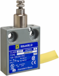 Limit switch, 9007, ms top push plunger, adjustable, 18' side cable