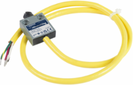 Limit switch, 9007MS, miniature, booted top plunger, 10A at 240VAC, 1NO/1NC, 3 feet of cable, NEMA 4, 6, 6P, 12, 13