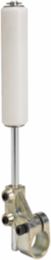 NEMA limit switch, 9007T, conveyor side guide, 8.438 long arm, Delrin roller, 0.875 inch diameter, 3.75 inch wide