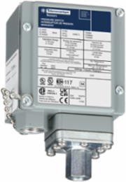 industrial pressure switch, 9012G, adjustable scale, 2 thresholds, 3.0 to 150 psig