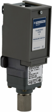 Pressure switch, 9012G, industrial, adjustable scale, 2 thresholds, 1.0 to 40PSIG