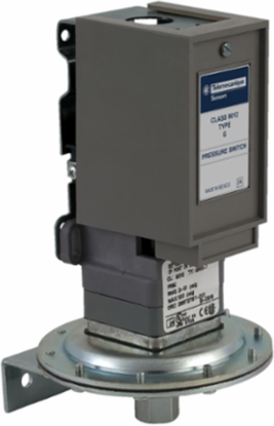 Pressure switch 9012G, adjustable scale, 2 thresholds, 20 to 1000 PSIG