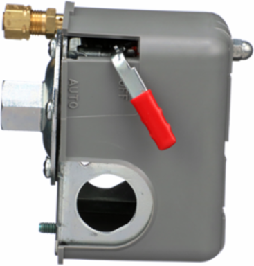Square D Pumptrol, air compressor switch 9013FH, fixed differential, Off at 125 PSI, low hp