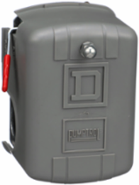 Square D Pumptrol, air compressor switch 9013FH, fixed differential, Off at 150 PSI, low hp