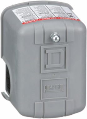water pump switch, 9013FSG, adjustable differential, 30 to 50 psi, 1 HP
