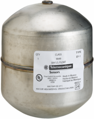 Float, 9049, switch accessory stainless steel 316