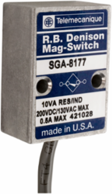 Coded magnetic system, MAGNET SWITCH, 10 VA, 200 V dc / 130 V ac, 0.5 A max cable l = 5 m