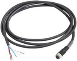 Radio frequency identification XG, Modbus shielded cable, M12 female connector, end with free wires, IP67, 10 m