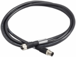 Radio frequency identification XG, Modbus shielded cable, M12 male connector, M12 female connector, IP67, 1 m