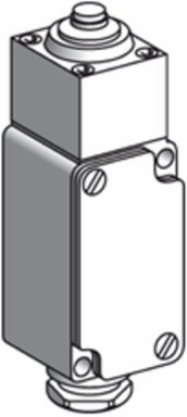 Limit switch, Limit switches XC Standard, XC2 J, metal end plunger, 1 C/O