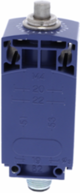 Limit switch, Limit switches XC Standard, XCKD, metal end plunger, 1NC+1 NO, snap, M12