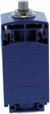 Limit switch, Limit switches XC Standard, XCKD, metal end plunger, 1NC+1 NO, snap, M16