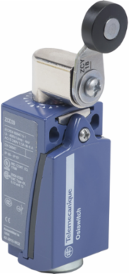 Limit switch, Limit switches XC Standard, XCKD, thermoplastic roller lever, 1NC+1 NO, snap, M16