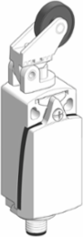 Limit switch, Limit switches XC Standard, XCKD, thermoplastic plastic roller lev plunger H or V, 1NC+1 NO, snap, M12