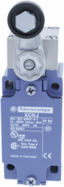 Limit switch, XC Standard, XCKJ, thermoplastic roller lever, 1NC+1 NO, snap action, M20