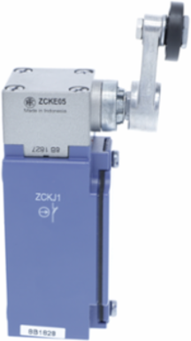 Limit switch, XC Standard, XCKJ, thermoplastic roller lever, 1NC+1 NO, snap action, M20