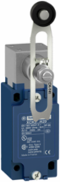 Limit switch, XC Standard, XCKJ, thermoplastic plastic roller lever var. length, 1NC+1 NO, snap, Pg13